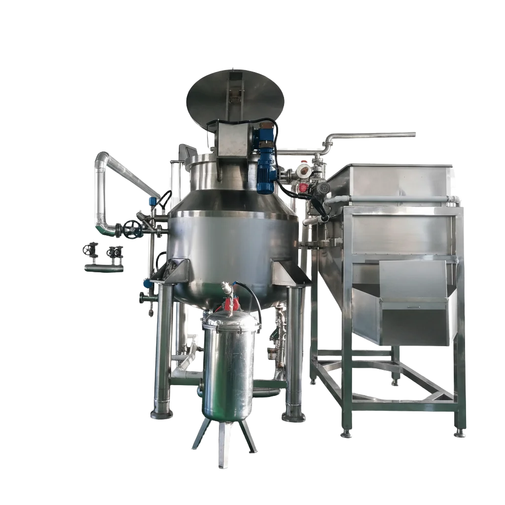 QS-VF150 industrial vacuum fryer, front view
